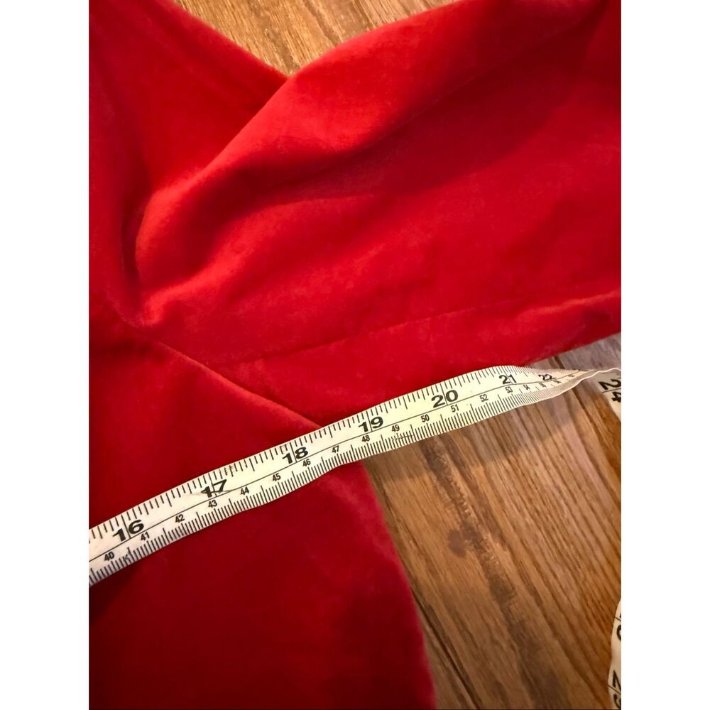 Talbots Red Velvet Three Button Blazer Size 10p - image 7